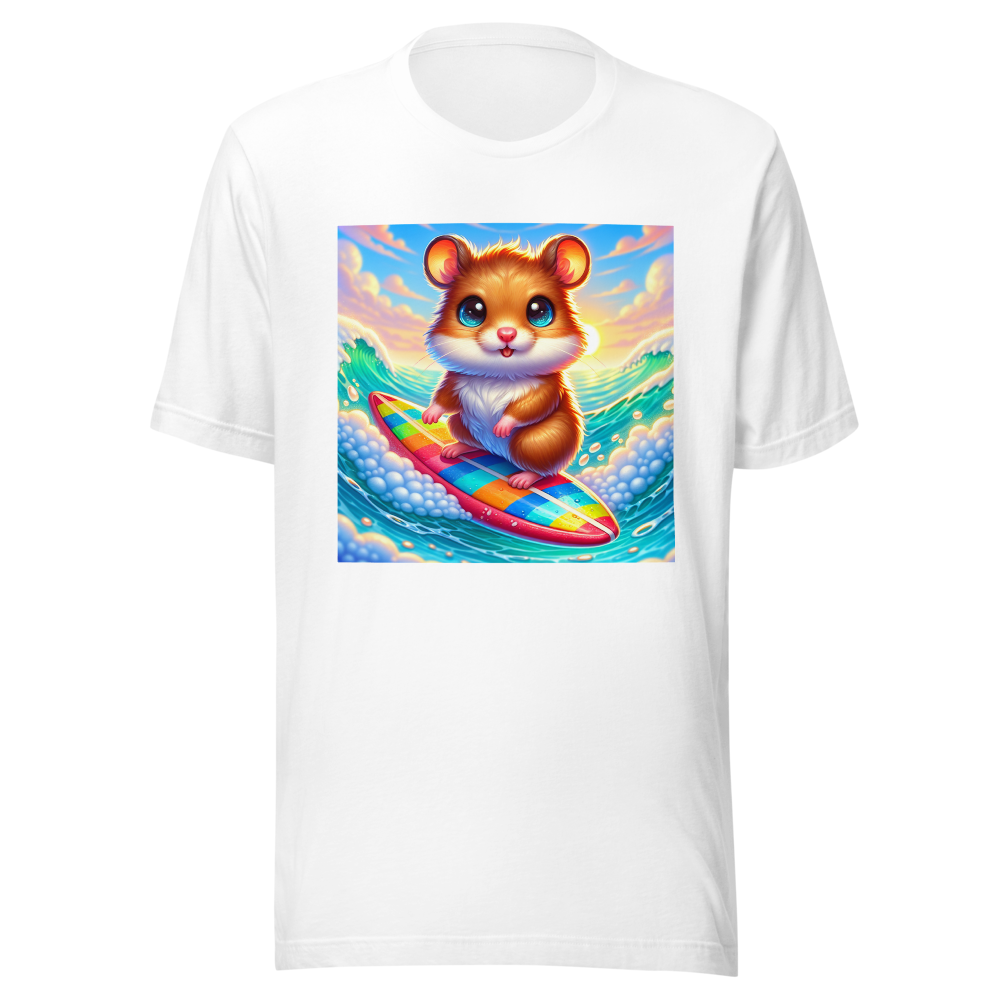 Hamster on a surfboard