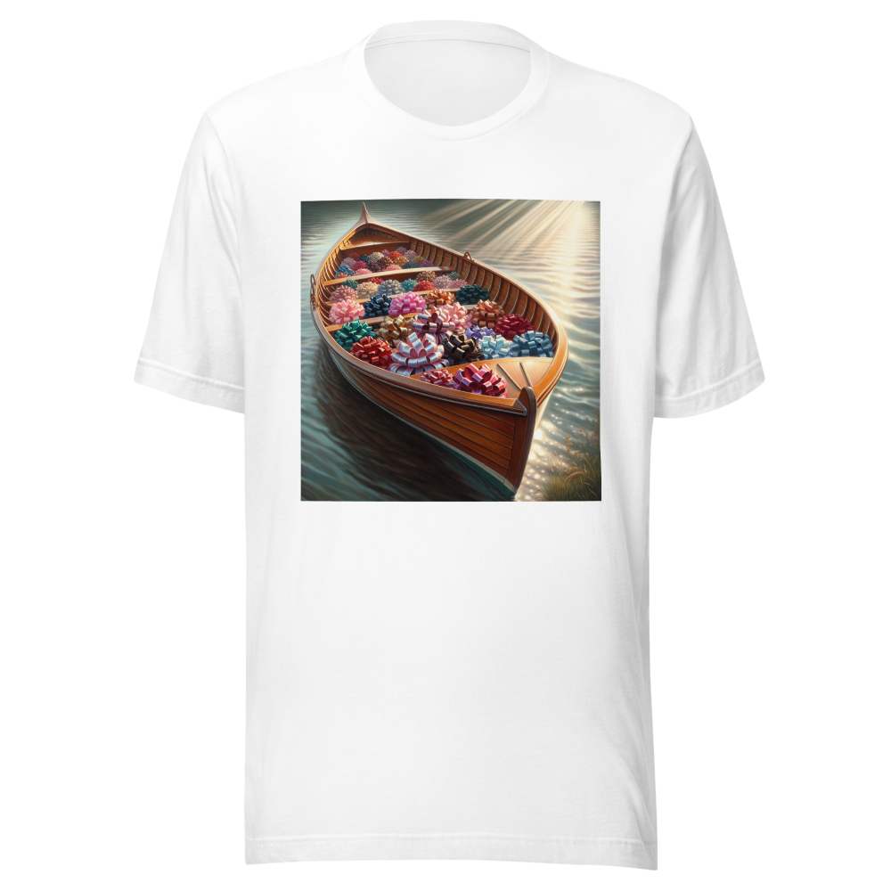 A boat filled with bows