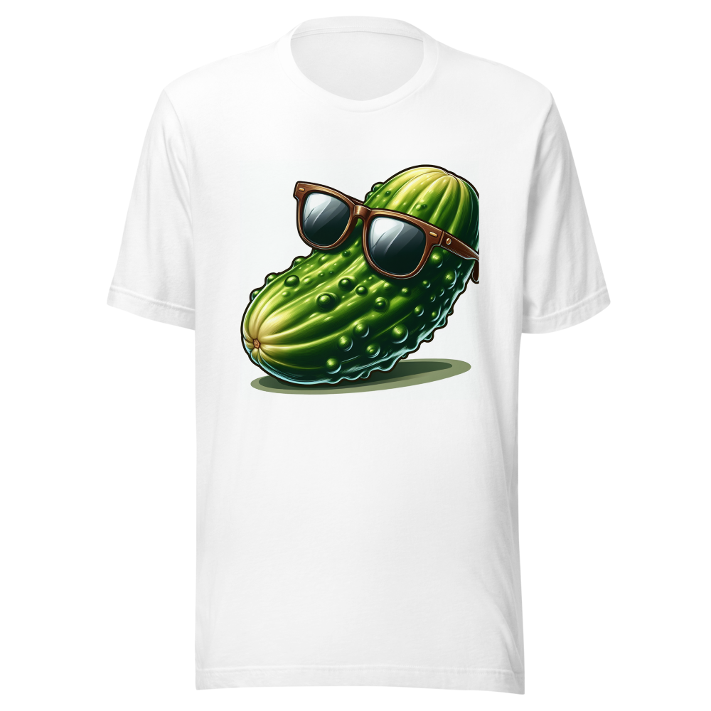 Big pickle with sunglasses